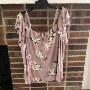 Women’s Plus Torrid Super Soft Top, 3/3X, Floral
